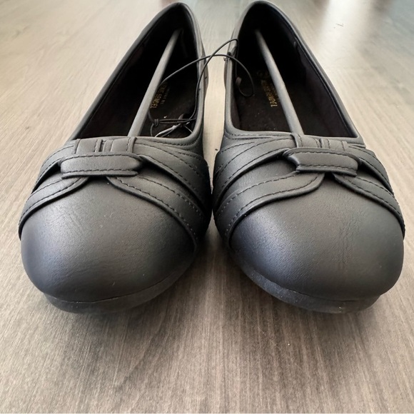 Alexis Bendel black flats comfort cushioned shoes size 6.5 NWT - Picture 3 of 13